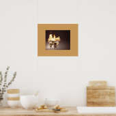 炎のカクテルのポスター ポスター (キッチン)