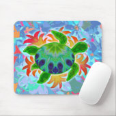 炎のカメのマウスパッド マウスパッド (マウス)