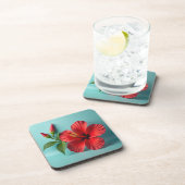 炎のクリムゾンハイビスカス コースター (右側)