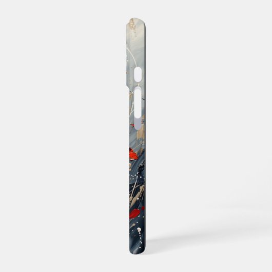 炎のケシ iPhone 16ケース (左側面)