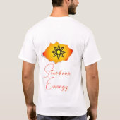 炎のコンパスのスターティアー Tシャツ (裏面)