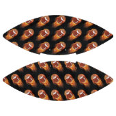 炎のサッカー/黒 アメリカンフットボール (パネル)