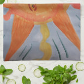 炎のサンティータオル キッチンタオル (折り畳み)