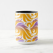 炎のシームレスパタカラフルーン マグカップ (中央)