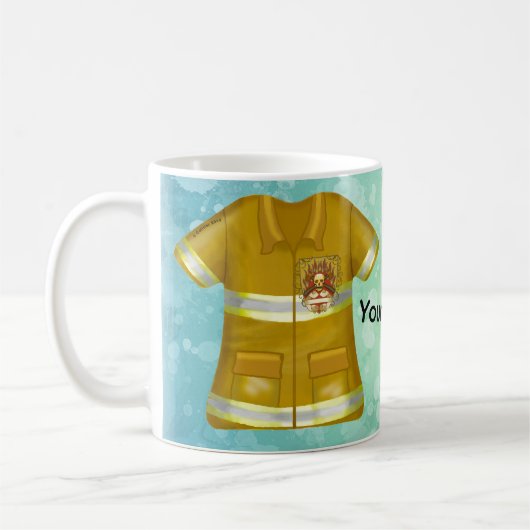 炎のシールド消防士 コーヒーマグカップ (左)