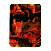 炎のジグソー マグネット (縦)