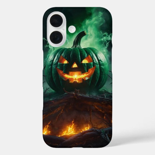 炎のジャック・オ・ランタン Case-Mate iPhoneケース (裏面)