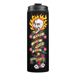 炎のスカル感じザ・ビアー タンブラー