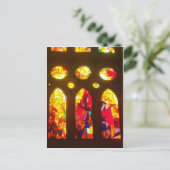 炎のステンドグラスの窓 ポストカード (スタンド正面)