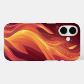 炎のストリークフレイムフォンケース Case-Mate iPhoneケース (裏面 (横))