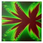 炎のタイルにトンボ タイル (正面)