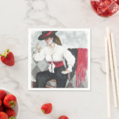 炎のダンスペインのサ紙ナプキン スタンダードカクテルナプキン (インサイチュ)