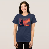 炎のダークナイト トライブレンドTシャツ (正面全面)