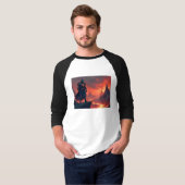 炎のダークナイト Tシャツ (正面フル)