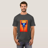「炎のドラゴンカスタムのTシャツ – あなたの内側を解放 Tシャツ (正面フル)