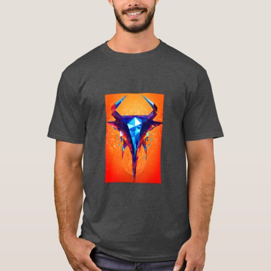 「炎のドラゴンカスタムのTシャツ – あなたの内側を解放 Tシャツ (正面)