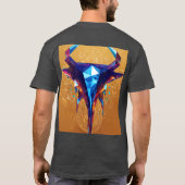 「炎のドラゴンカスタムのTシャツ – あなたの内側を解放 Tシャツ (裏面)