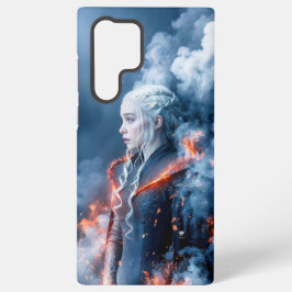 炎のドラゴンクイーン デザイン SAMSUNG GALAXY S22 ULTRAケース