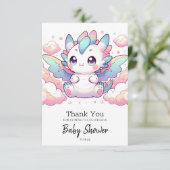 炎のドラゴンベビーシャワー サンキューカード (スタンド正面)