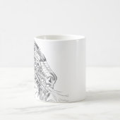 炎のドラゴンホットコーヒーマグ コーヒーマグカップ (中央)