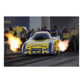 炎のドラッグレーサー・スポーツカークルマ フォトプリント