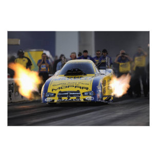炎のドラッグレーサー・スポーツカークルマ フォトプリント