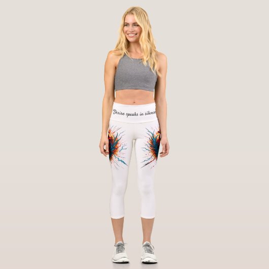 炎のハートビートレギンス- "話 Desire in Silen カプリレギンス (正面)