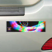 炎のバンパーステッカー バンパーステッカー (車上)