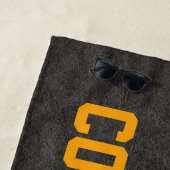 炎のパーソナライズされたバスケットボール ビーチタオル (インサイチュ)