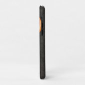 炎のパーソナライズされたバスケットボール Case-Mate iPhoneケース (裏面/左)