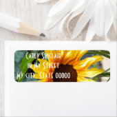 炎のヒマワリ ラベル (インサイチュ)