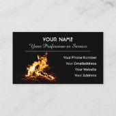 炎のビジネスや保険で働いている? 名刺 (裏面)