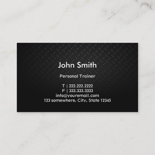 炎のファイアジムとフィットネス名刺 名刺 (裏面)