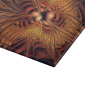 炎のフィラメント カッティングボード (角)