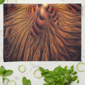 炎のフィラメント キッチンタオル (折り畳み)