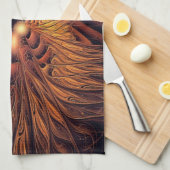 炎のフィラメント キッチンタオル (四つ折り)