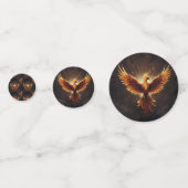 炎のフェニックスクッション コンフェッティ (裏面)