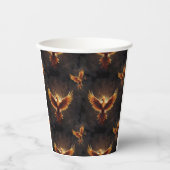 炎のフェニックスクッション 紙コップ (正面)
