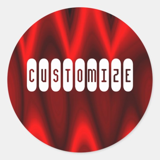 炎のホールIIテンプレート ラウンドシール (正面)