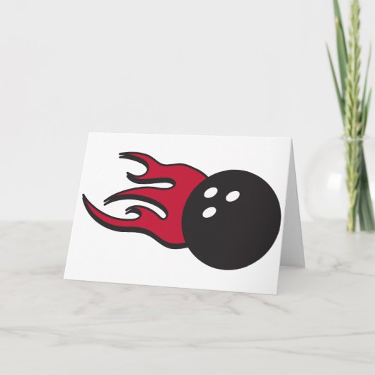 炎のボーリングボール カード (正面)