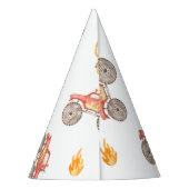 炎のモンスタートラック パーティーハット (裏面)