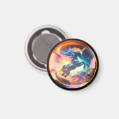 炎のユニコーン マグネット (正面/裏面)