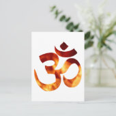 炎のヨガシンボル ポストカード (スタンド正面)