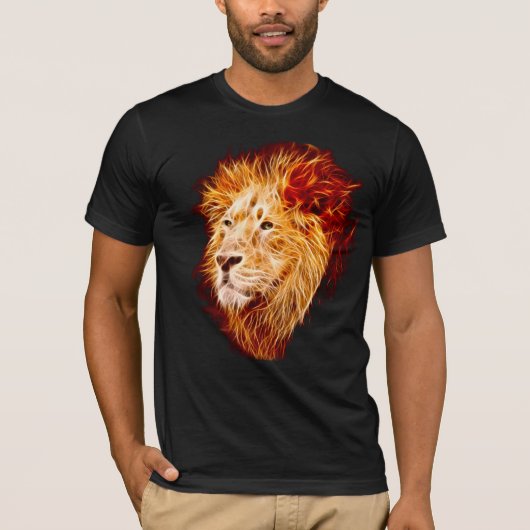 炎のライオン Tシャツ (正面)
