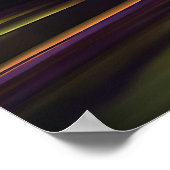 炎のレーシングスポーツカードジタルアート ポスター (角)