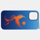 炎の中から蘇るフェニックス iPhoneケース (裏面横)