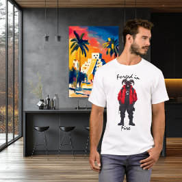 炎の中から鍛えられた戦士のタクティカルギアTシャツ Tシャツ