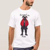 炎の中から鍛えられた戦士のタクティカルギアTシャツ Tシャツ (正面)