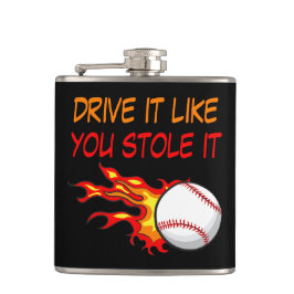 炎の中で野球を燃やすおもしろい引用文、ブラック フラスク