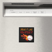 炎の中で野球を燃やすおもしろい引用文、ブラック マグネット (インサイチュ (食洗機))